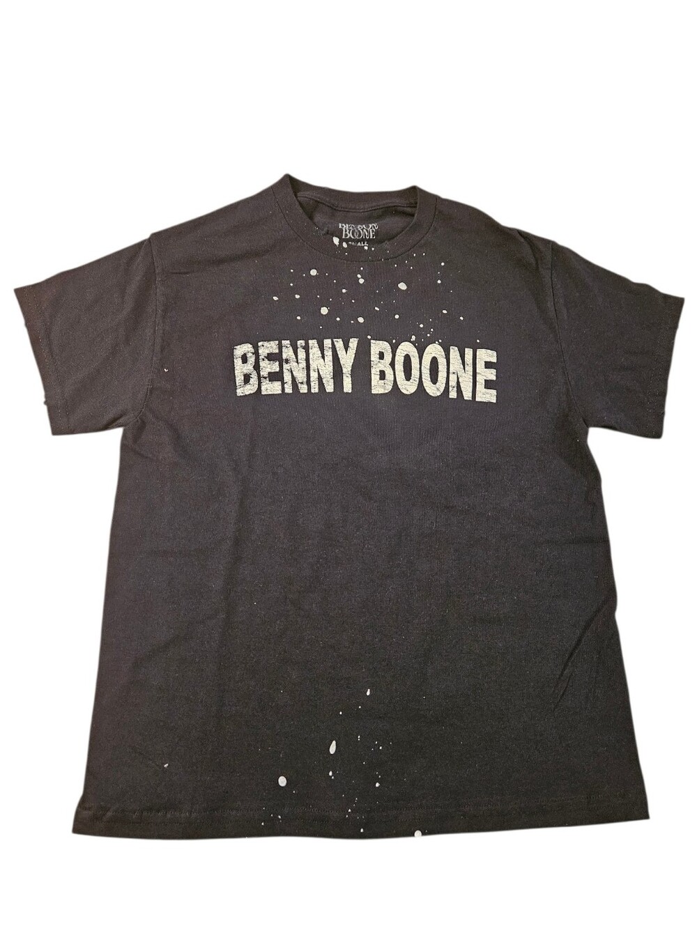 Benson Boone American Heart Tour 100% Cotton Black Distressed Graphic Tee Sz S